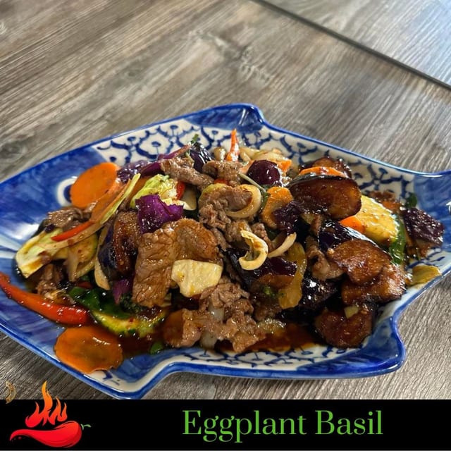 Eggplant Basil.