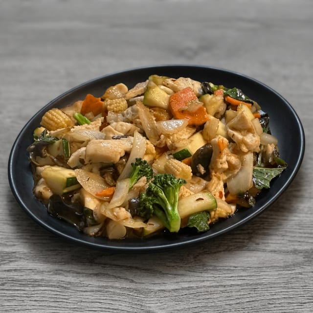 Stir-Fried Thai Basil.