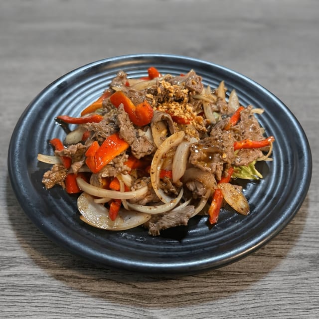Pepper Steak Style.