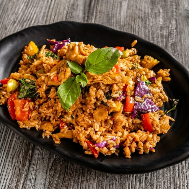 Basil Fried Rice.