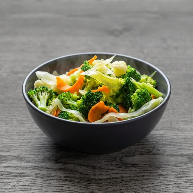 Mixed Steamed Veggies.